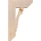 Ekena Millwork Olympic Slat Smooth Bracket w/ Offset Brace, Douglas Fir, 7 1/2"W x 18"D x 30"H BKT0806X18X30OLY06SDF - alternate 3